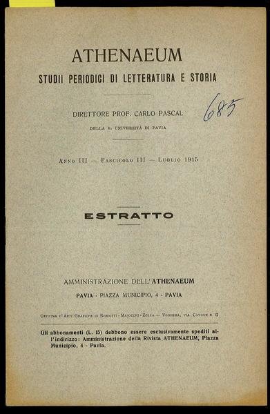 Invisus con valore participiale in un'iscrizione cristiana