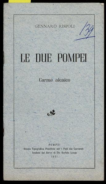 Le due Pompei. Carme alcaico