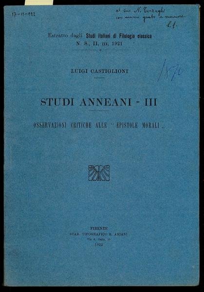 Studi Anneani - III