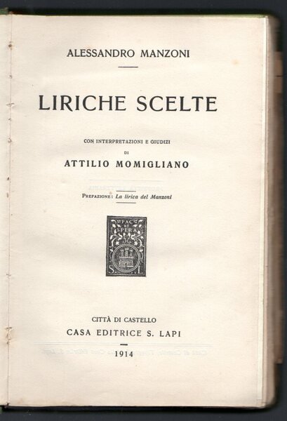Liriche scelte
