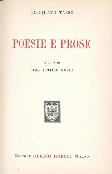 Poesie e prose