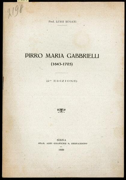 Pirro Maria Gabbrielli (1643-1705)