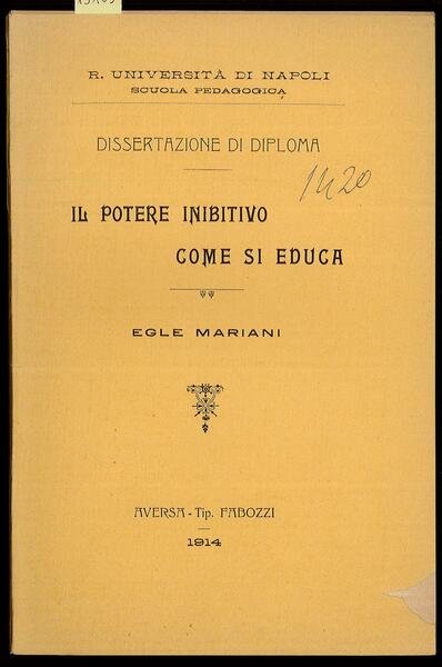 Il potere inibitivo come si educa