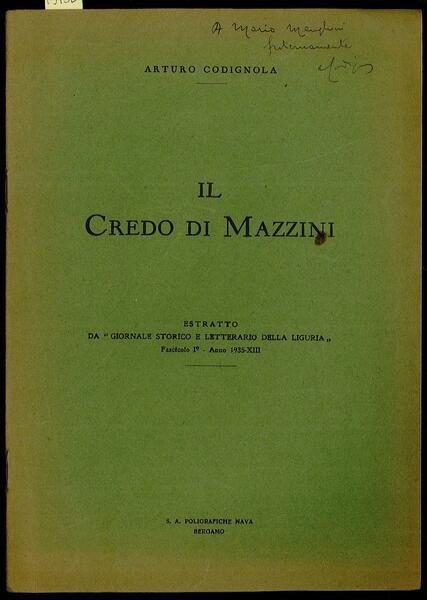 Il Credo di Mazzini