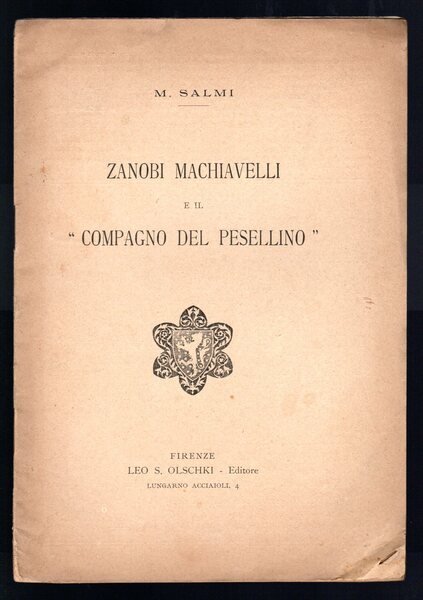 Zanobi Machiavelli e il "Compagno del Pesellino"