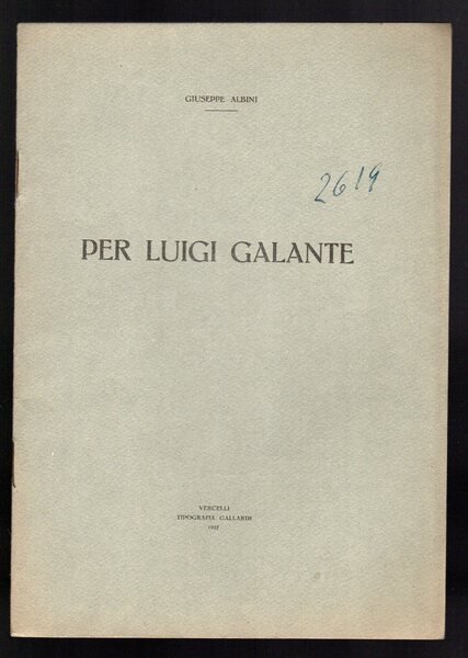 Per Luigi Galante