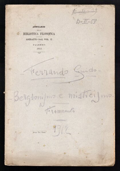 Bergsonismo e misticismo