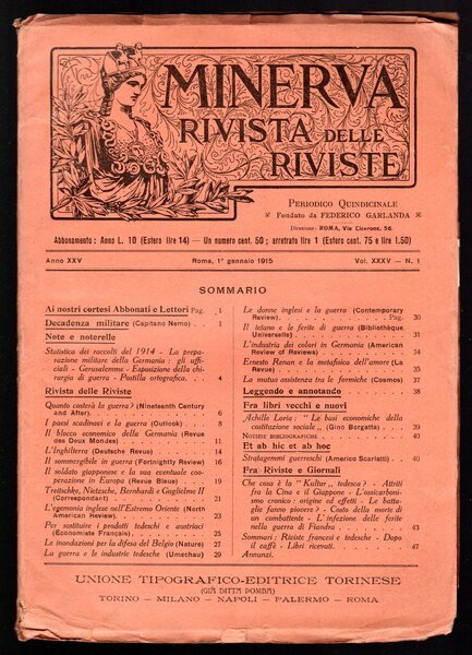 Minerva rivista delle riviste