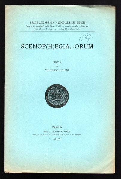 Scenop(h)egia, -orum