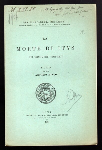 La morte di Itys nei monumenti figurati