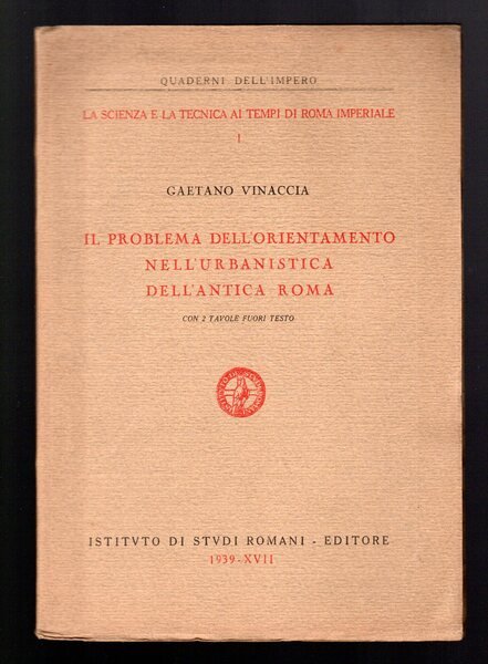 Il problema dell'orientamento nell'urbanistica dell'Antica Roma