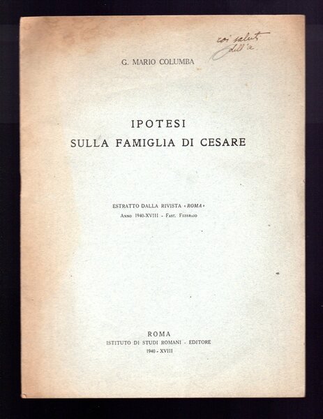Ipotesi sulla famiglia di Cesare