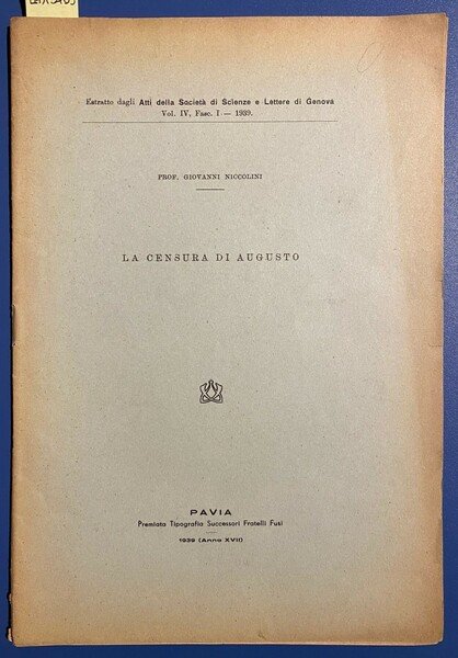 La censura di Augusto