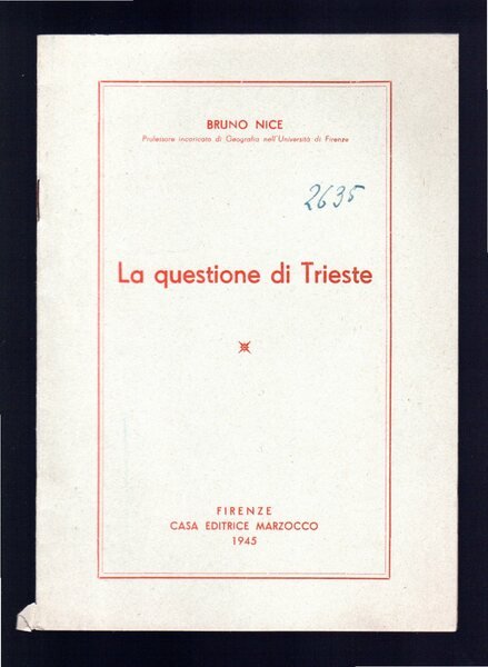 La questione di Trieste