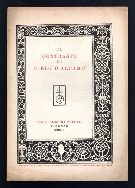 Il contrasto di cielo d'Alcamo