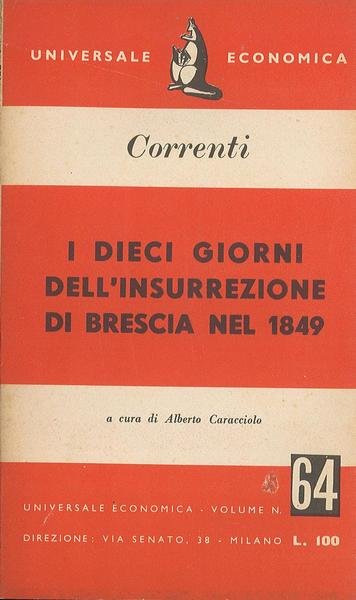 I dieci giorni dell'insurrezione di Brescia nel 1849