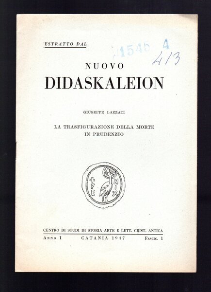 La trasfigurazione della morte in Prudenzio