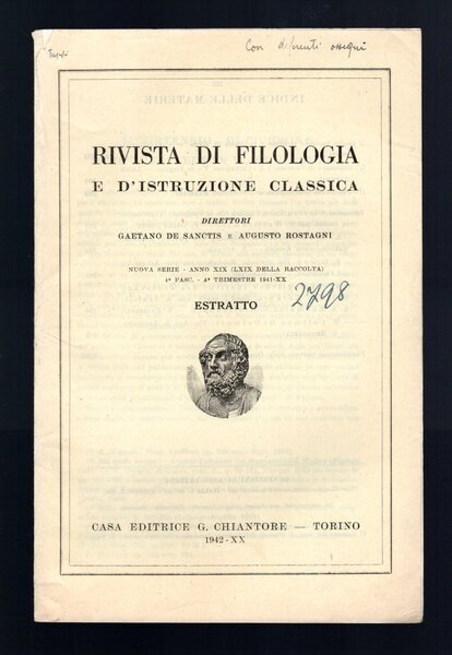 L' "Ortensio" di Cicerone e il "Catalepton V" di Virgilio