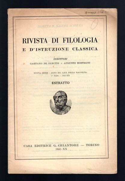 Intorno alla cronologia di Semocrito
