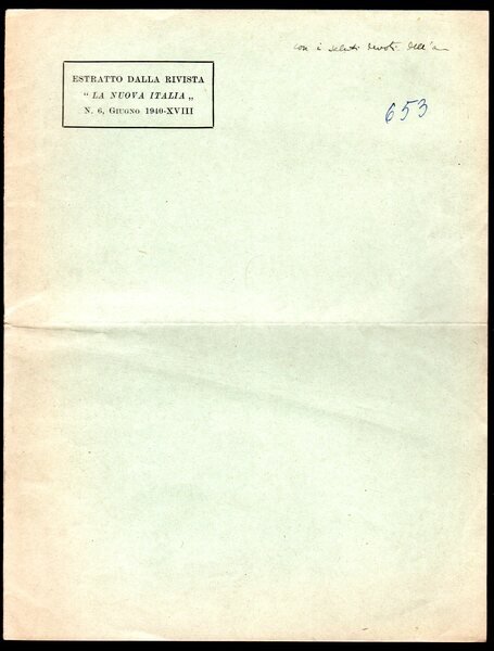 Noterelle e schermaglie