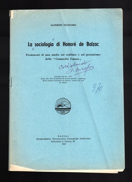 La sociologia di Honoré De Balzac