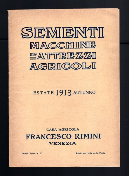 Sementi Macchine ed Attrezzi Agricoli