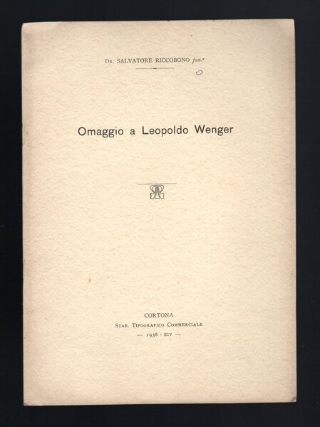 Omaggio a Leopoldo Wenger