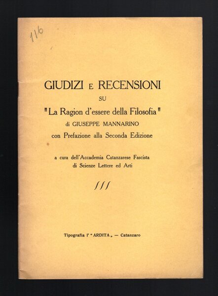 Giudizi e recensioni su "La Ragion d'essere della Filosofia"