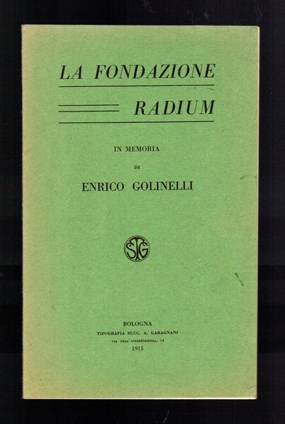 In memoria di Enrico Golinelli