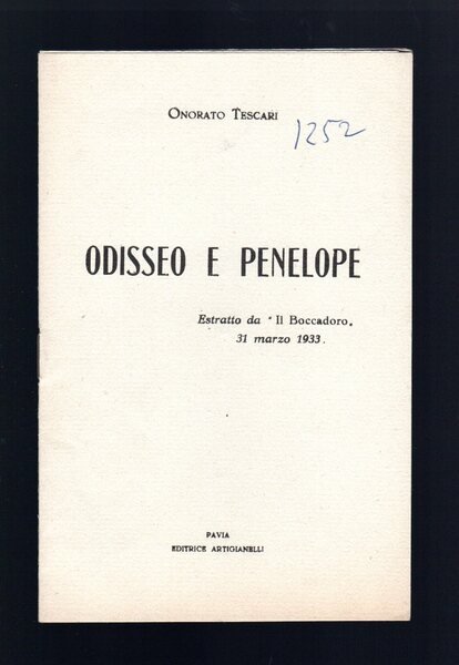 Odisseo e Penelope