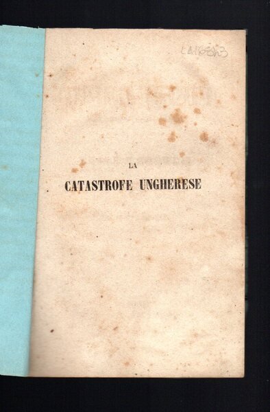 La catastrofe ungherese