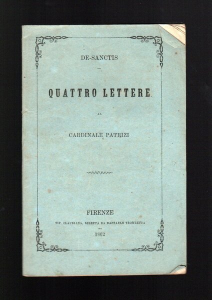 Quattro lettere al Cardinale Patrizi
