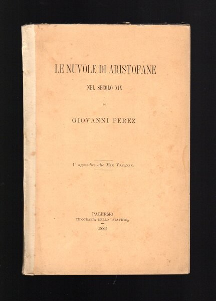 Le nuvole di Aristofane nel secolo XIX