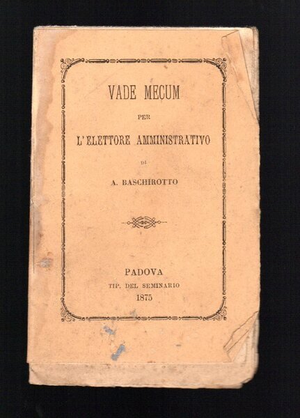 Vademecum per l'elettore amministrativo