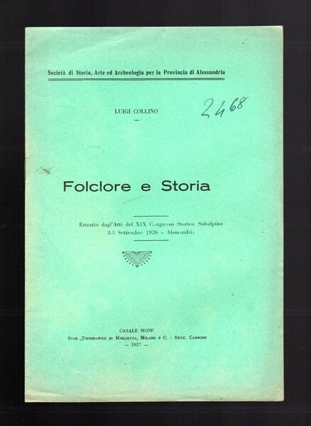 Folclore e Storia