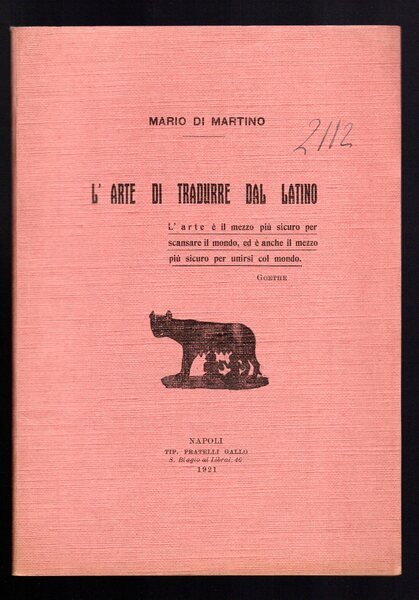 L'arte di tradurre dal latino