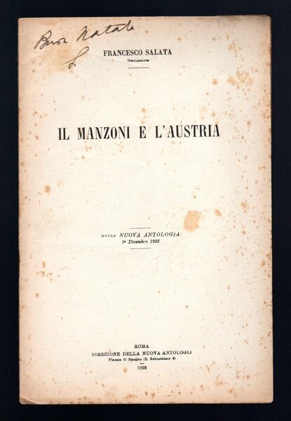Il Manzoni e l'Austria