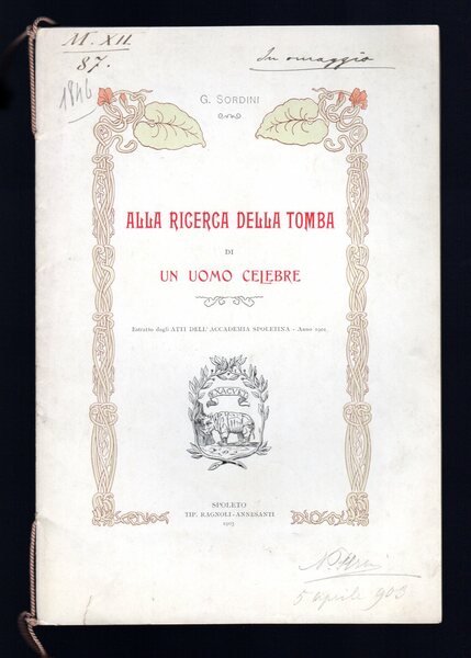 Alla ricerca della tomba di un uomo celebre
