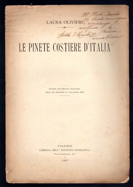 Le pinete costiere d'Italia