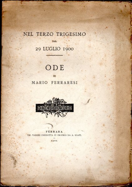 Ode di Mario Ferraresi