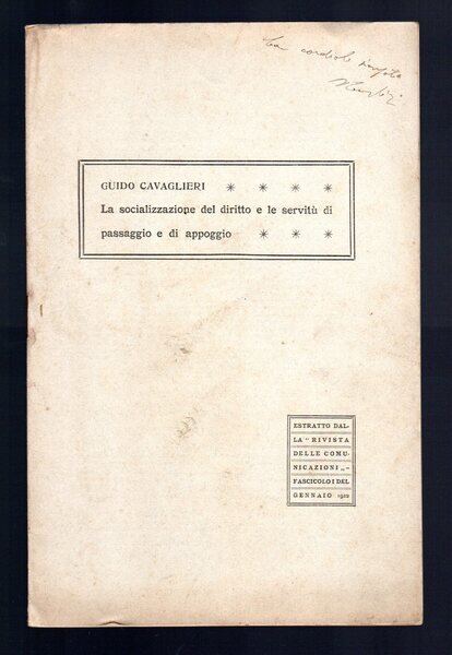 La socializzazione del diritto e le servitù di passaggio e …