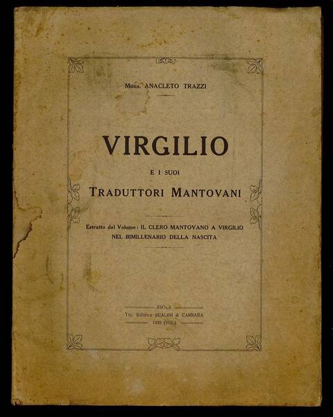 Virgilio e i suoi traduttori Mantovani