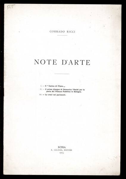 Note d'Arte
