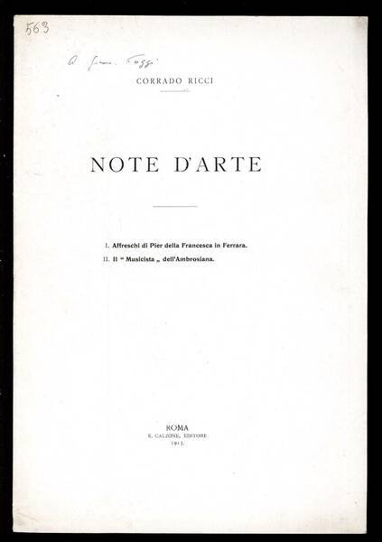 Note d'Arte