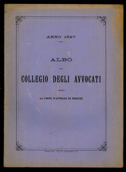Albo del Collegio degli Avvocati presso la Corte d'Appello di …