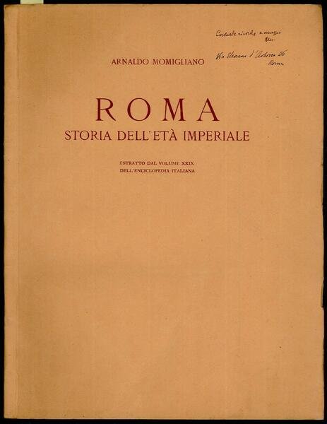 Roma. Storia dell'età imperiale