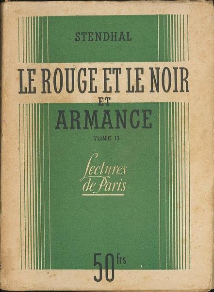 Le rouge et le noir et armance