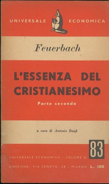 L'essenza del cristianesimo parte seconda