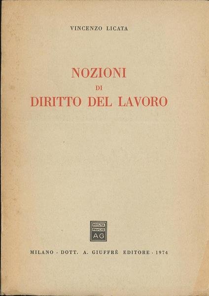 Nozioni di diritto del lavoro