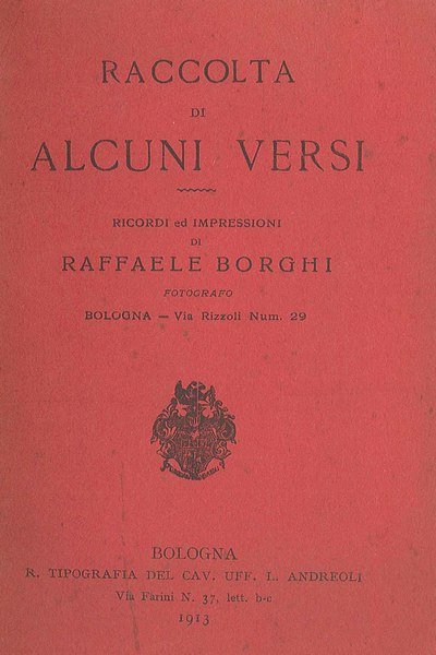 Raccolta di alcuni versi